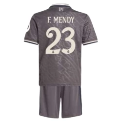 Criança Camisola Futebol Real Madrid F.Mendy #23 2024-25 HP 3ª Equipamento (+ Calções)