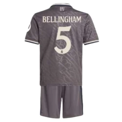 Criança Camisola Futebol Real Madrid Jude Bellingham #5 2024-25 HP 3ª Equipamento (+ Calções)