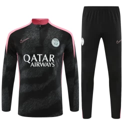 Criança Paris Saint-Germain PSG Sweat Fatos de Treino 2024-25 Preto Camo