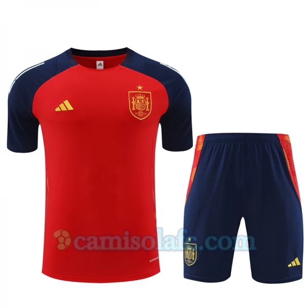 Espanha T-Shirt Fatos de Treino 2024-25 Vermelho