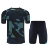 FC Barcelona T-Shirt Fatos de Treino 2023-24 Azul Camo