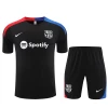 FC Barcelona T-Shirt Fatos de Treino 2024-25 Preto