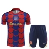 FC Barcelona T-Shirt Fatos de Treino 2024-25 Vermelho Azul Camo