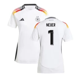 Mulher Camisola Futebol Alemanha Manuel Neuer #1 UEFA Euro 2024 Principal Equipamento