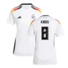 Mulher Camisola Futebol Alemanha Toni Kroos #8 UEFA Euro 2024 Principal Equipamento
