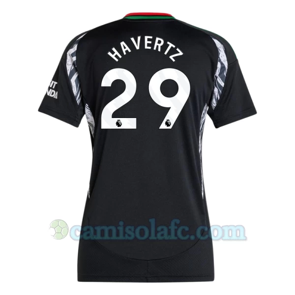 Mulher Camisola Futebol Arsenal FC 2024-25 Kai Havertz #29 Alternativa Equipamento