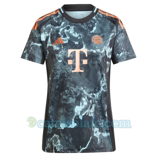 Mulher Camisola Futebol FC Bayern München 2024-25 Alternativa Equipamento