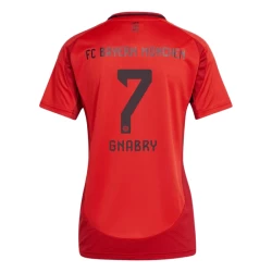 Mulher Camisola Futebol FC Bayern München Serge Gnabry #7 2024-25 Principal Equipamento