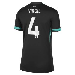 Mulher Camisola Futebol Liverpool FC 2024-25 Virgil van Dijk #4 Alternativa Equipamento