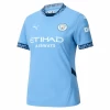 Mulher Camisola Futebol Manchester City Kevin De Bruyne #17 2024-25 Principal Equipamento