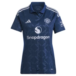 Mulher Camisola Futebol Manchester United 2024-25 Alternativa Equipamento