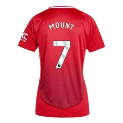 Mulher Camisola Futebol Manchester United Mason Mount #7 2024-25 Principal Equipamento