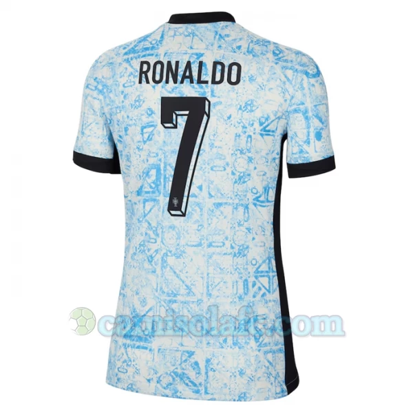 Mulher Camisola Futebol Portugal Cristiano Ronaldo #7 UEFA Euro 2024 Alternativa Equipamento