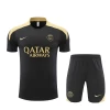 Paris Saint-Germain PSG T-Shirt Fatos de Treino 2024-25 Preto Gold