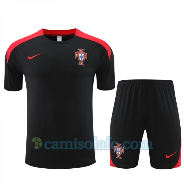 Portugal T-Shirt Fatos de Treino 2024-25 Preto