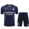 Real Madrid T-Shirt Fatos de Treino 2023-24 Azul Camo